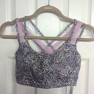 Purple Leopard Sports Bra